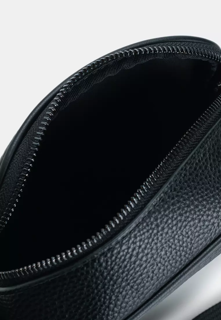 Pebble Grain Crossbody Reporter Bag - TH Mainline