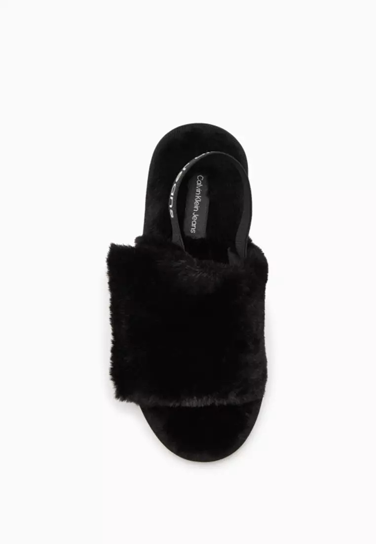 Discount on Calvin Klein  shoes - SKU: Cka Slippers Black