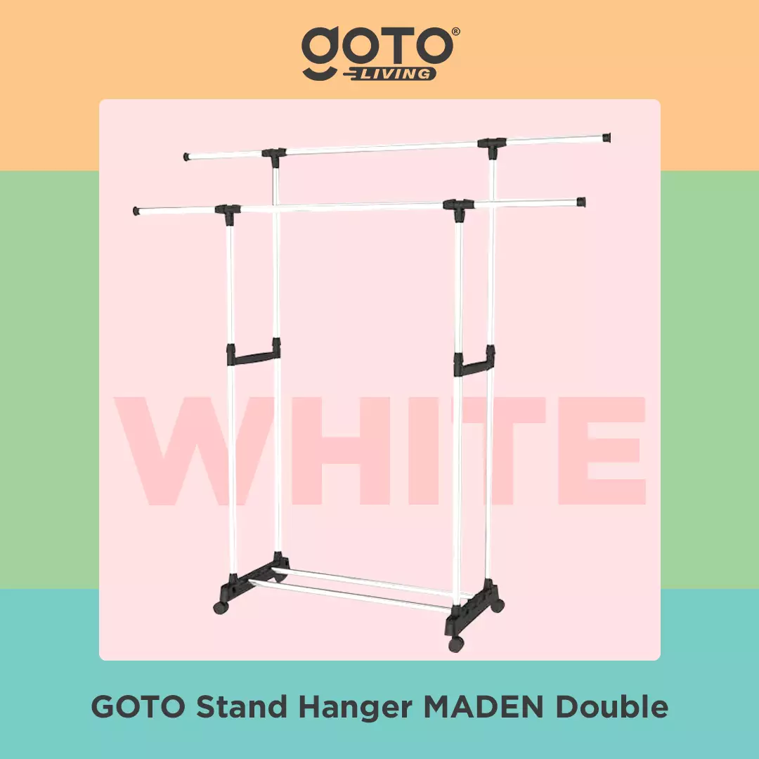 Jual Goto Living Goto Maden Double Stand Hanger Rak Serbaguna Dengan