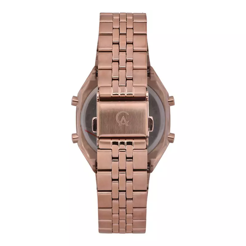 Jam Tangan Wanita Alexandre Christie Digi AC 9403 LH BRGLB Ladies Digital Dial Rose Gold Stainless Steel Strap