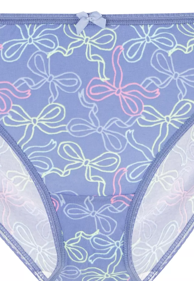 5pk Cotton Lycra Bikini Knickers