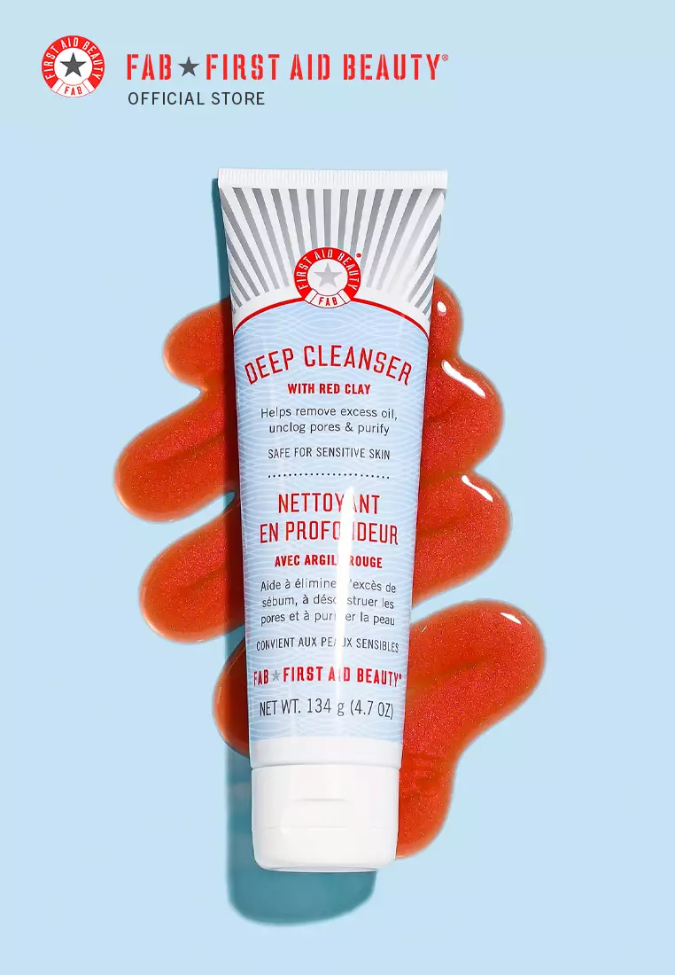 Buy FIRST AID BEAUTY Deep Cleanser With Red Clay For Acne 134g 2023
