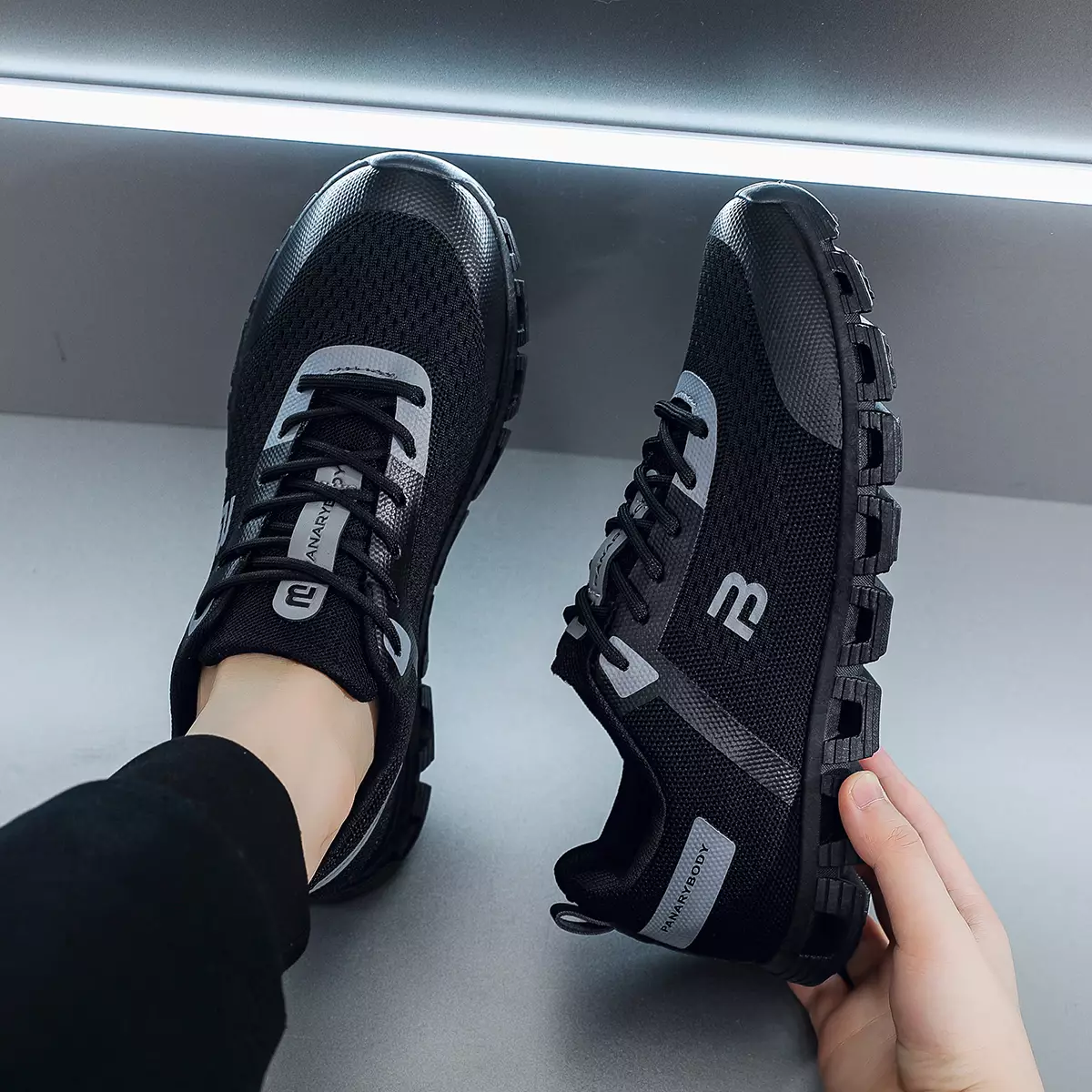 PANARYBODY Sepatu Kasual Pria Kuliah Sneakers Cowok Modis QN1915