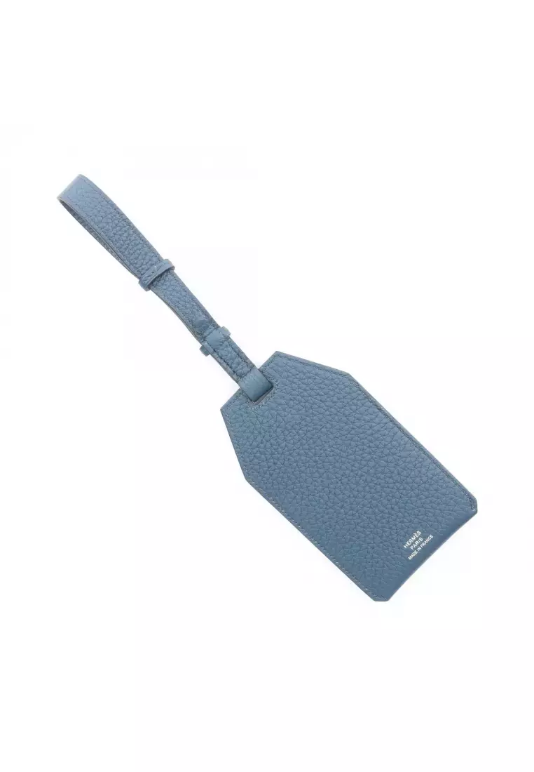 網上選購Hermès Pre-Loved Hermès Endless Road Luggage Tag Blue