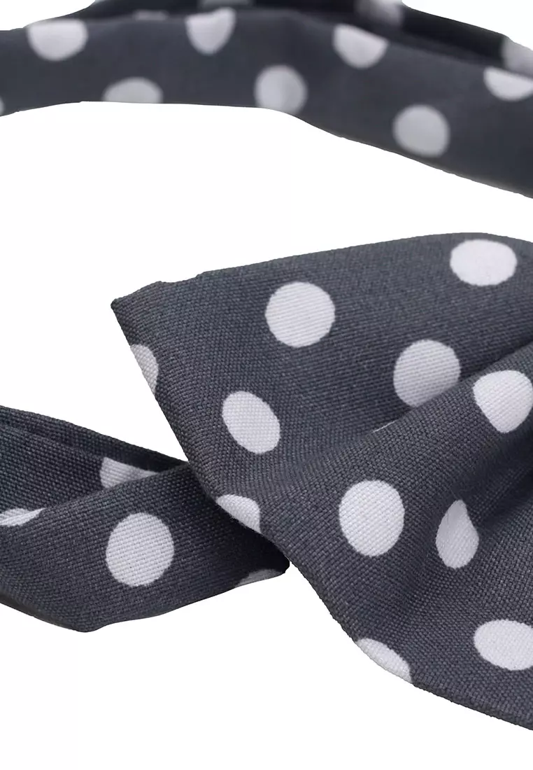 Dasi Kupu Bowtie Abu Polka A37