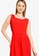 French Connection red Ito Mix Sleeveless Dress F29ADAAC9A2F92GS_3