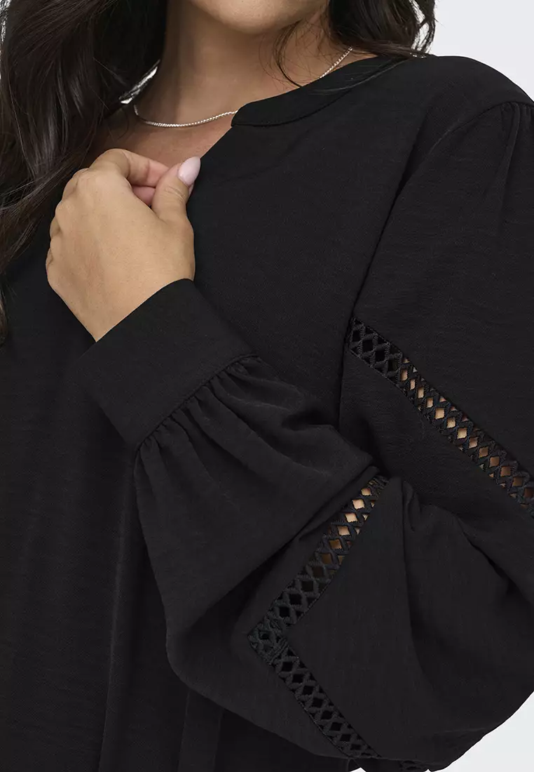 Lion Life Long Sleeve V-Neck Volume Top