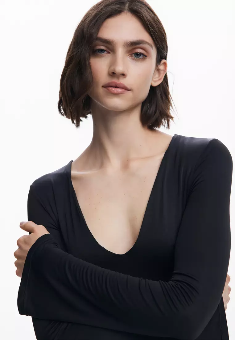 Tyler McGillivary perforated flower dress