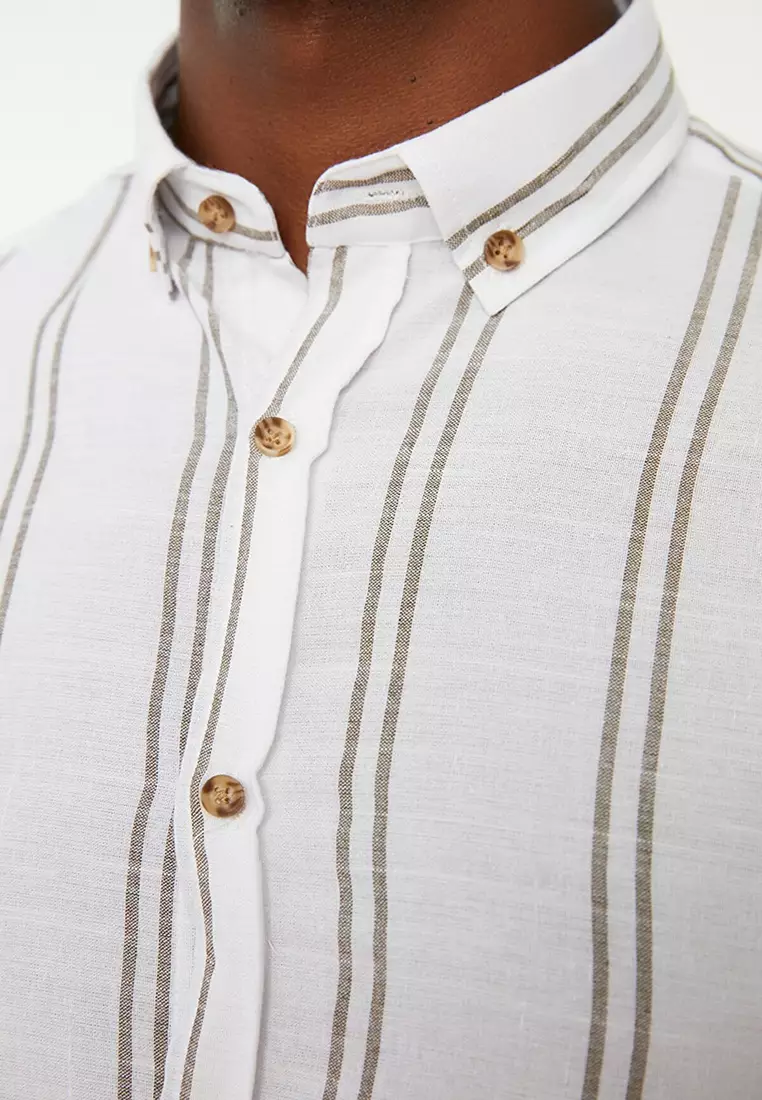 Slim Fit Striped Shirt