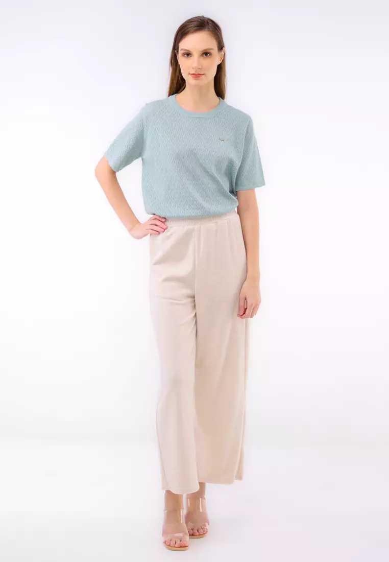 Colored Wide Leg Pants Ladies