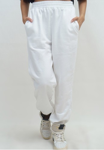 Jual Ocwa Studio Ocwa Sweatpants Basic White Original Zalora Indonesia