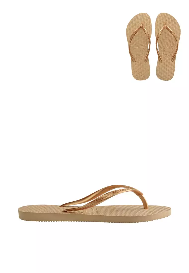 Buy Havaianas Havaianas Women Slim Gold Flip Flops 2025 Online