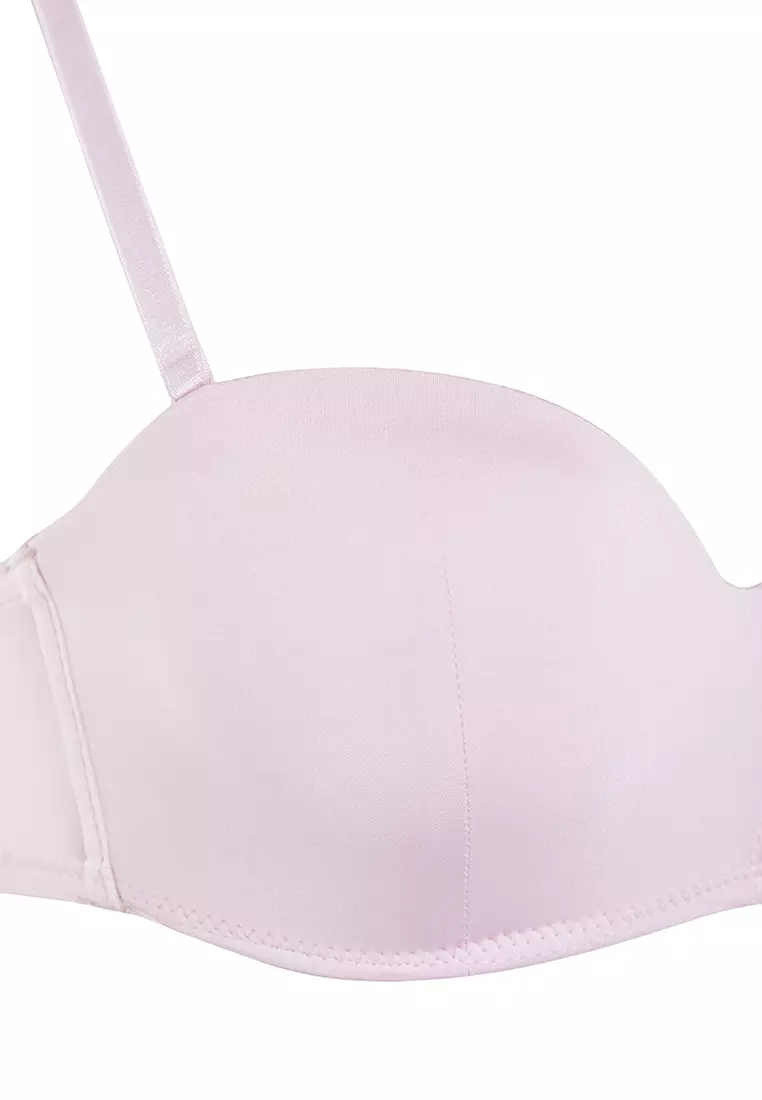 Women's Push Up Strapless Bra With Clear Straps - Support For Big Bust, Non-Slip Band (Sizes 34-48, Cups B-G) - View #3