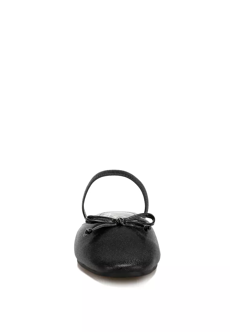 Sepatu Balet Glitter Hitam