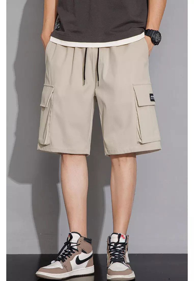 Drawstring Cargo Shorts