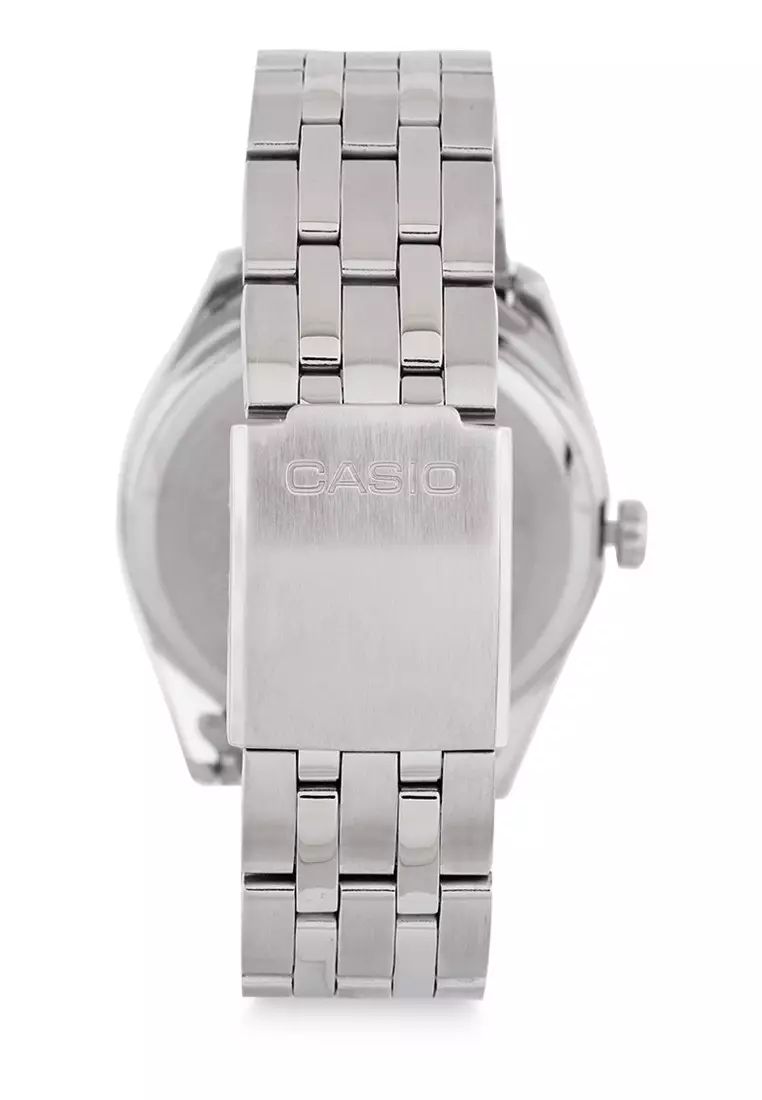 Casio Jam Tangan Pria - Silver Black - Stainless Steel - MTP-1335D-1AVDF