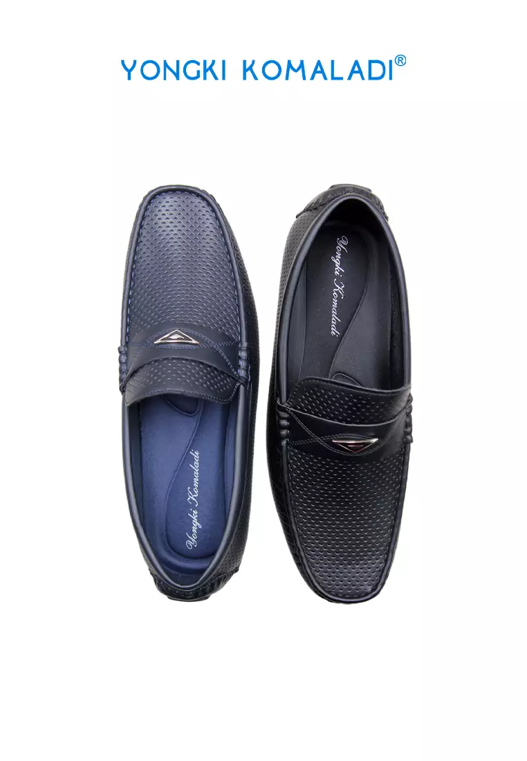 YONGKI KOMALADI SEPATU MOCCASIN PRIA OL-DNL303-25 HITAM