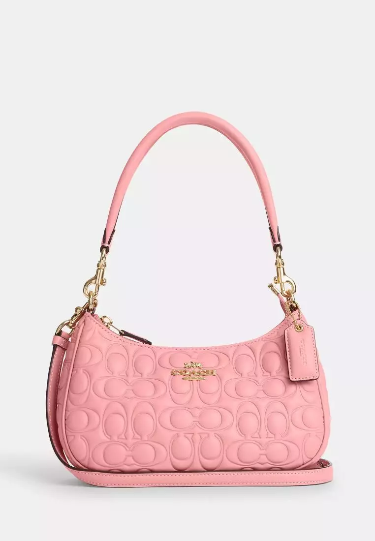 Coach signature leather bag clearance