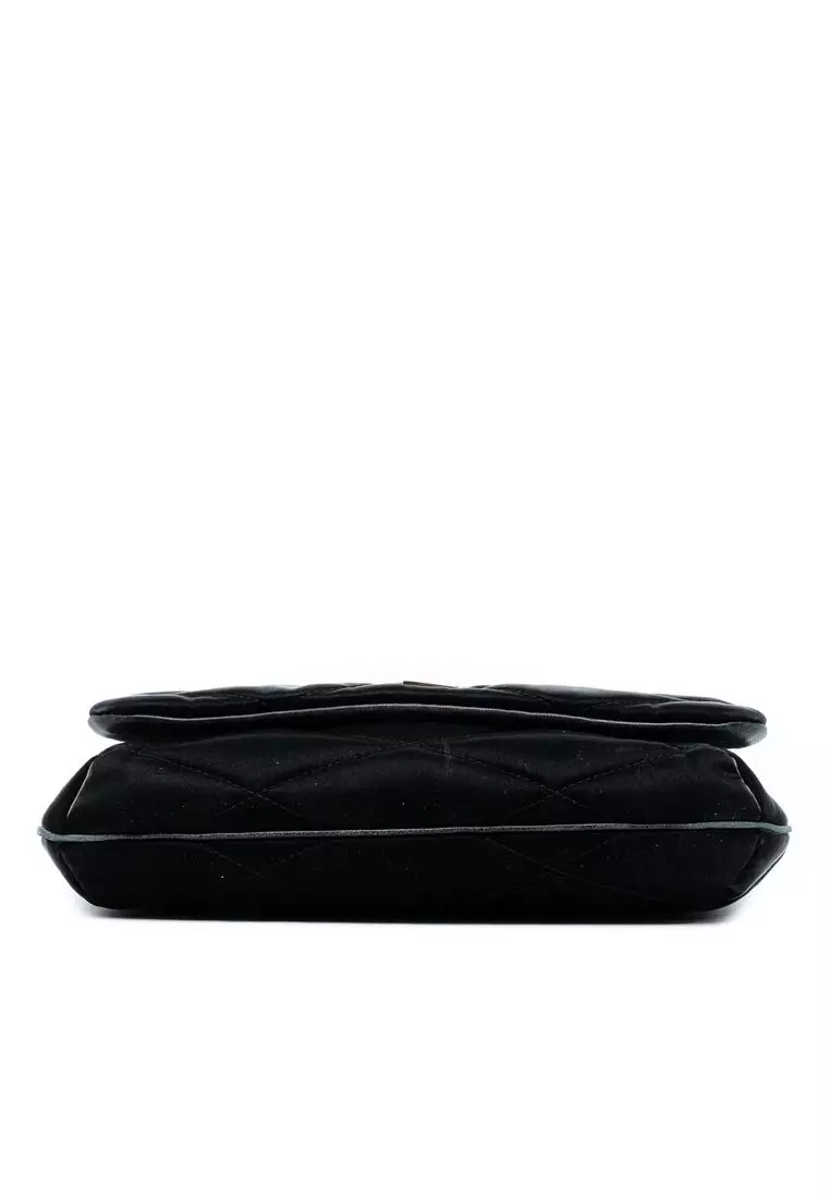 Pre-Loved Saint Laurent Quilted Satin Le 57 Shoulder Bag