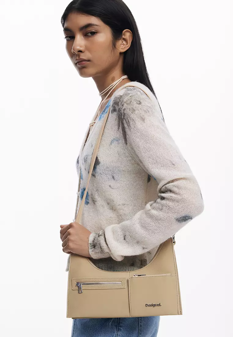 Medium two-tone 2-in-1 bag