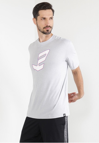 Under Armour grey Logo Tee 46BECAA24A3D8CGS_1