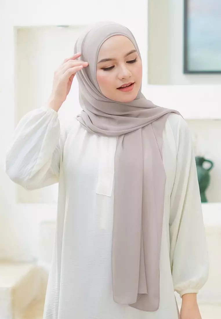 HIJAB INSTAN LATIFA - LIGHT GREY