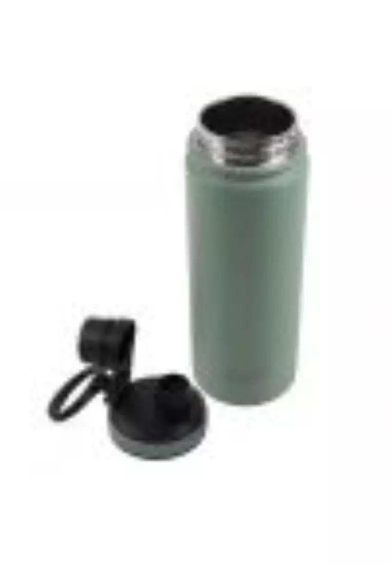 Oasis Stainless Steel Insulated Sports Water Bottle with Screw Cap 550ML - Sage Green
