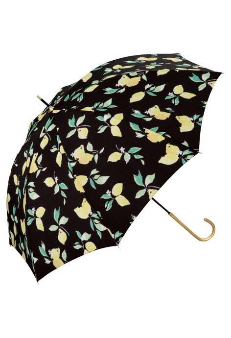 WPC 檸檬香氣系列長雨傘 - 黑