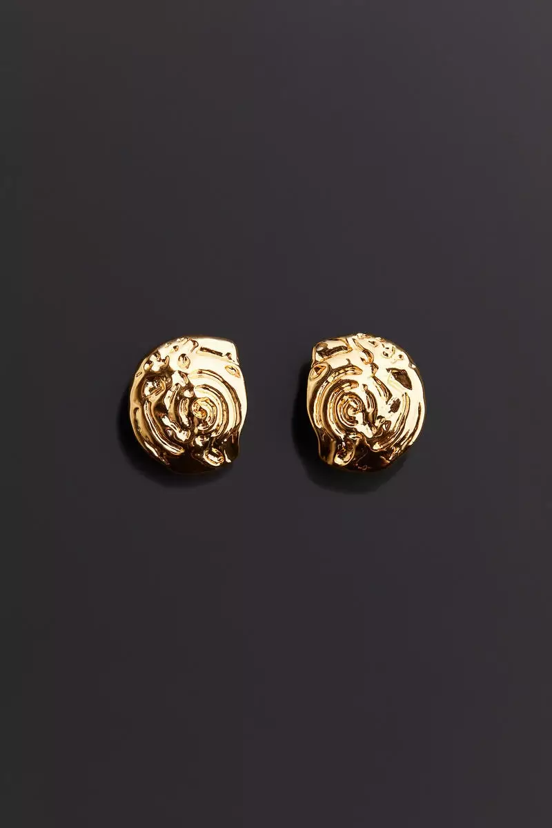 Gold-plated earrings