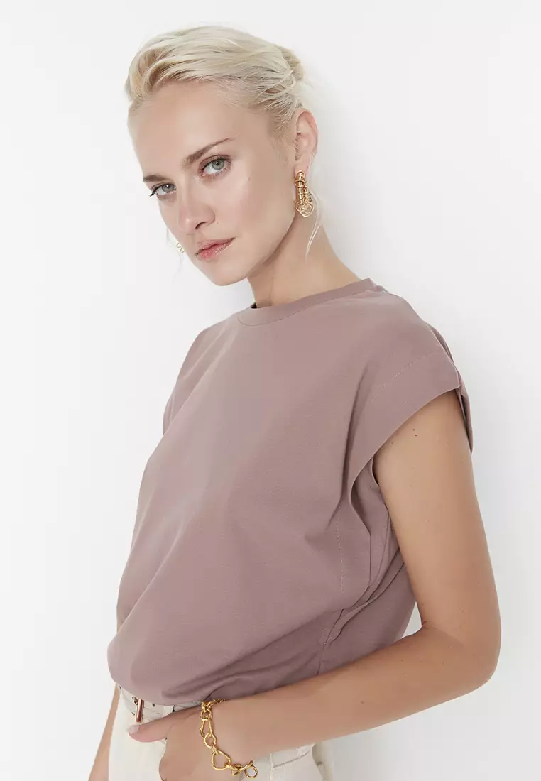 Padded Basic T-Shirt