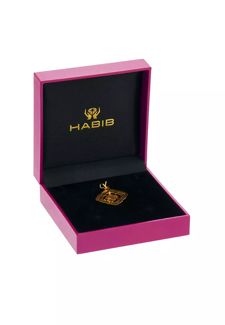 HABIB AL-ZAHRA | 916/22K Yellow Gold Pendant HLZP0011224