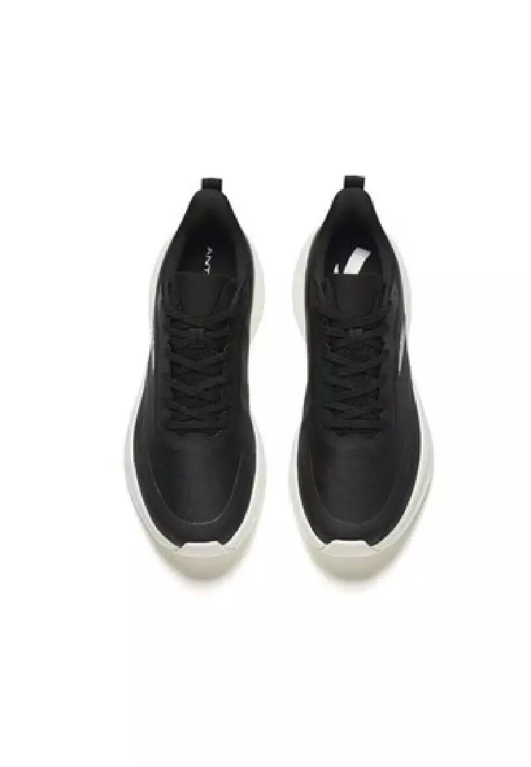 ANTA Women Rebound Running Shoes -BLACK/WHITE