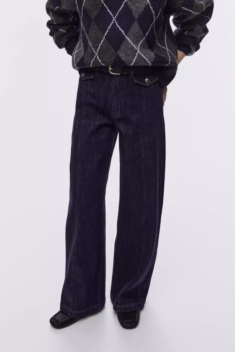 Wide High Jeans