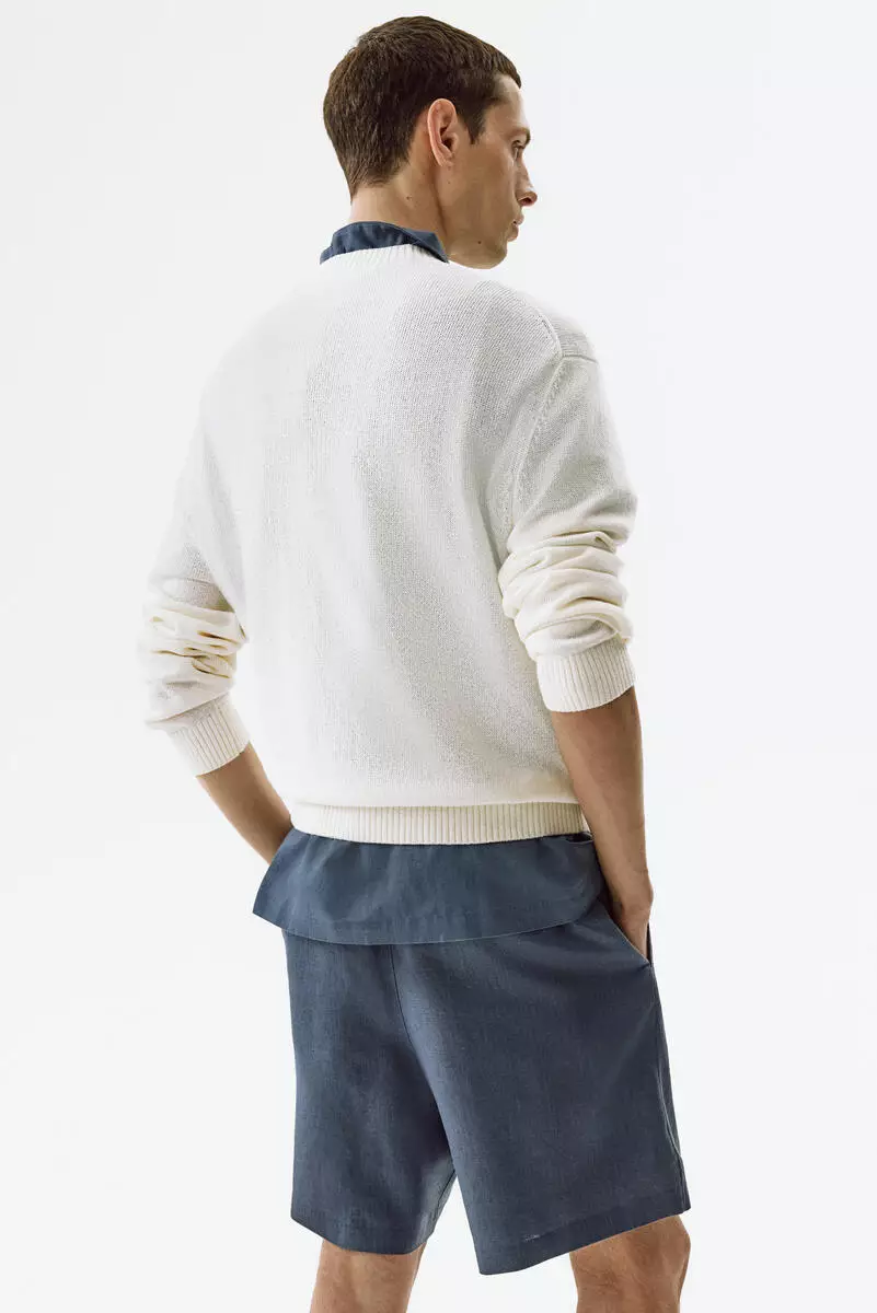 Relaxed Fit Linen shorts