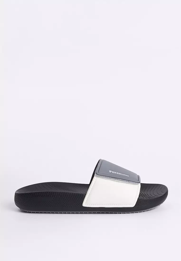 Men's Two-Tone Soft Sole Slides