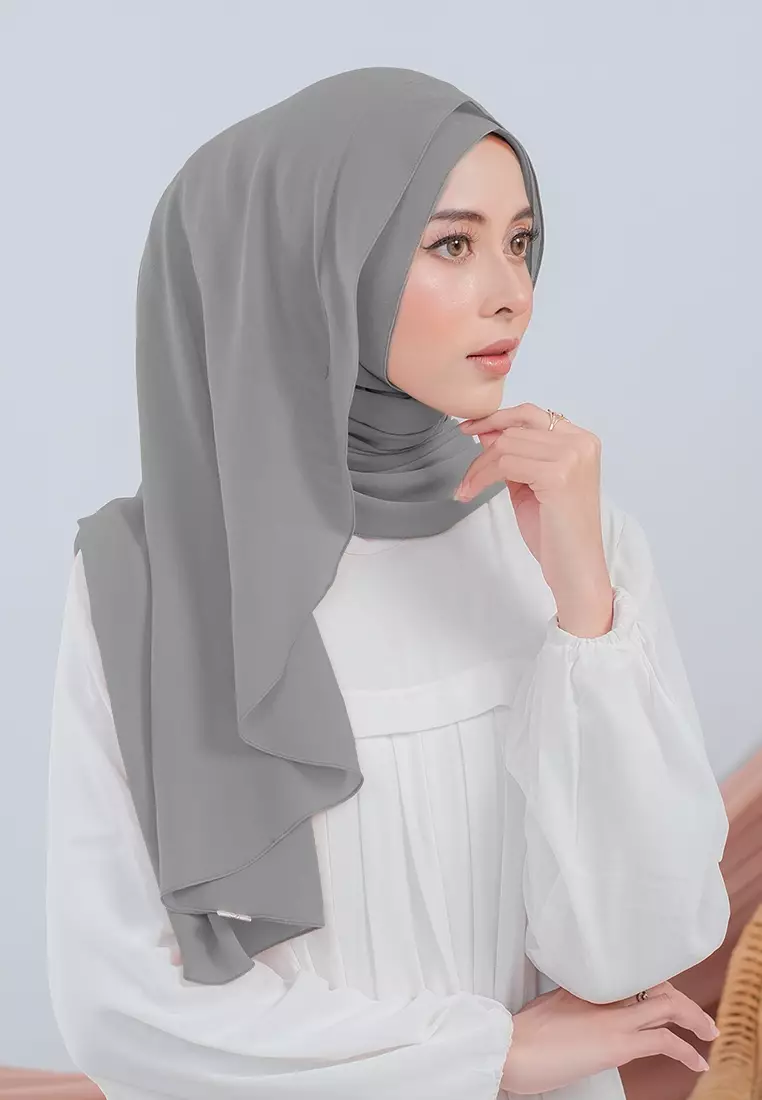 HIJAB INSTAN LUBNA - DARK GREY