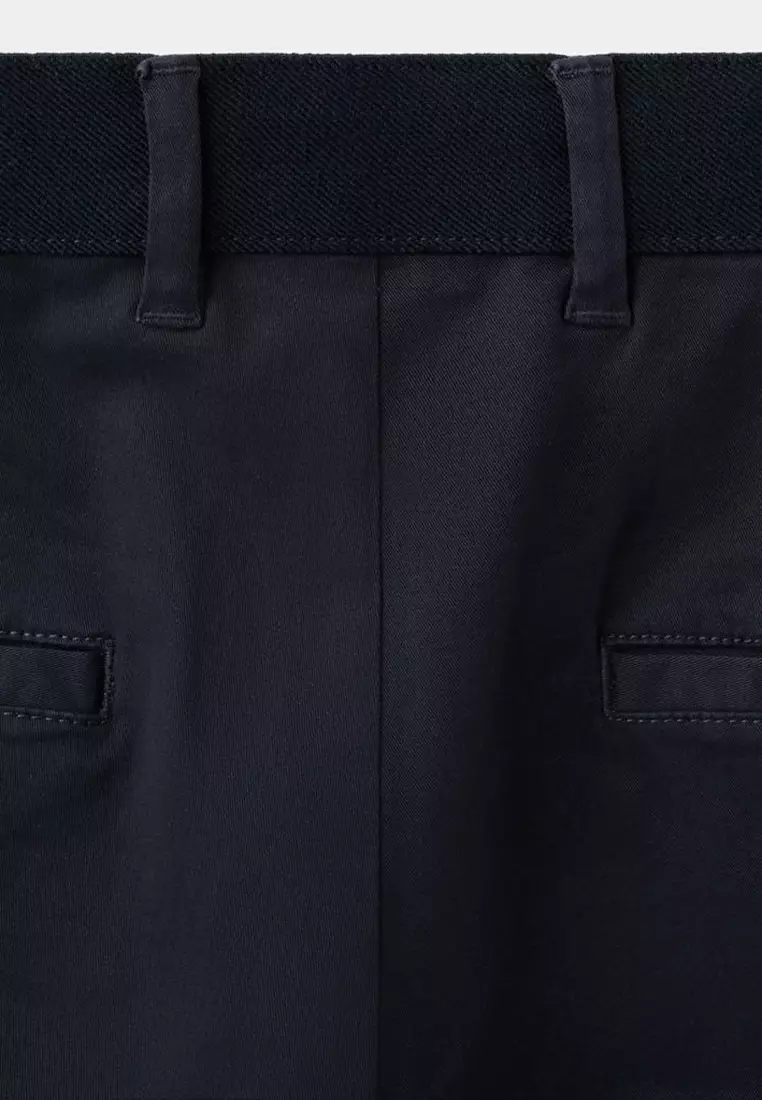 Prato Cropped Tapered Chino Trousers