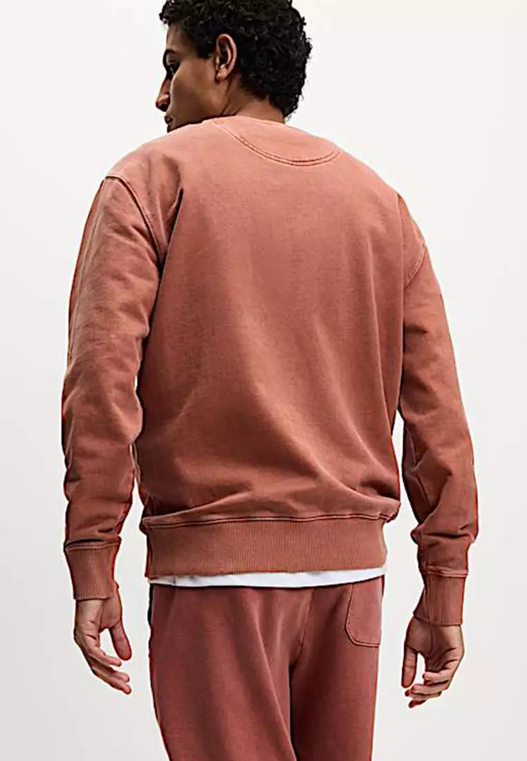 Pure Cotton Garment Dye Sweatshirt