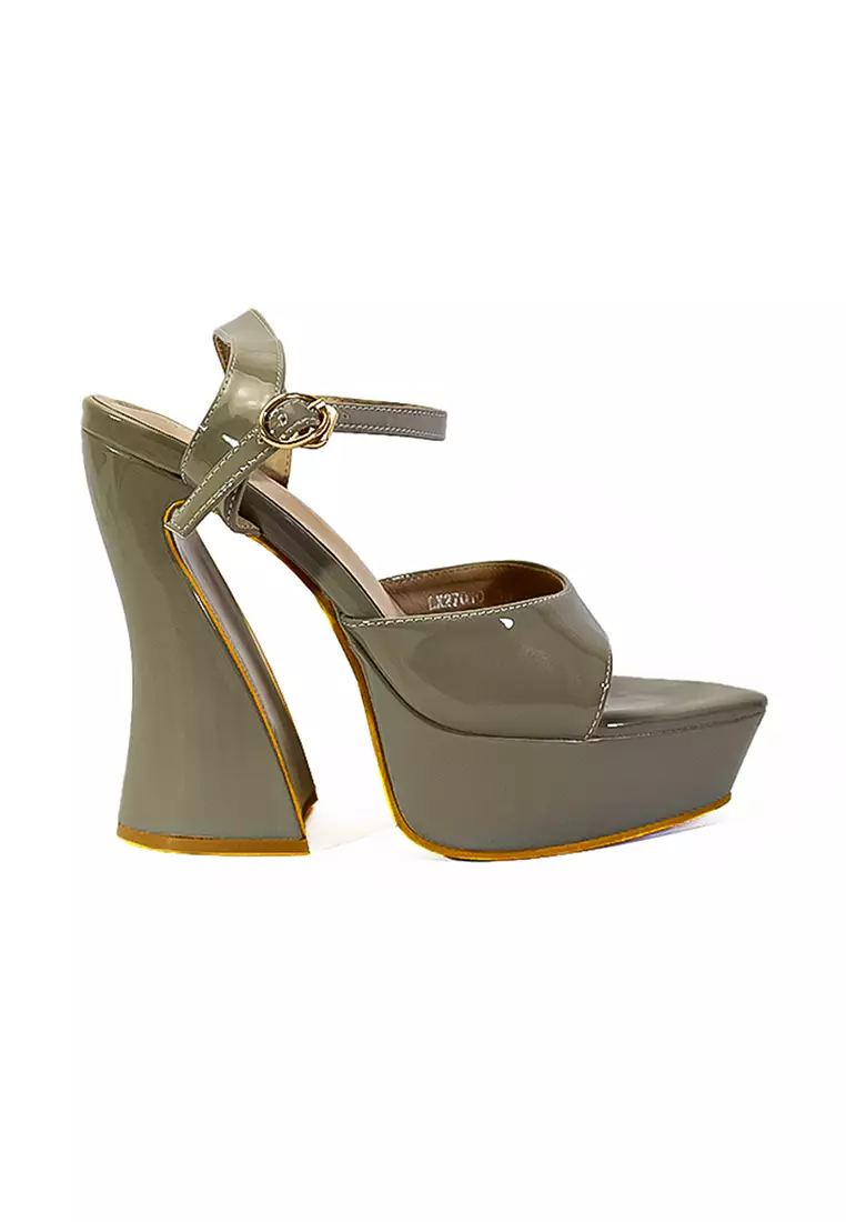 Discount on Mario D' boro Runway  shoes - SKU: Women's Heeled Sandals LX 27010 Light Gray C52