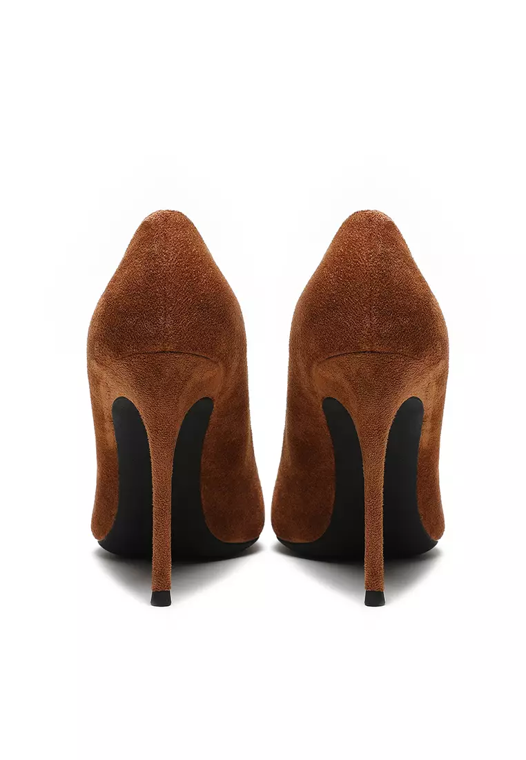 10CM Uniform Pointed High Heel Shoes HZL212