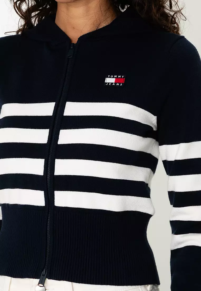 Tommy hilfiger striped hoodie 2025