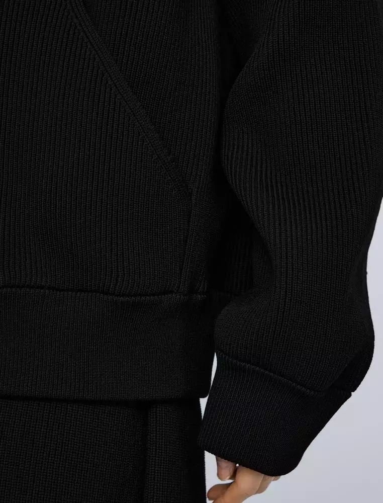 Midi Hooded Cardigan Sweater