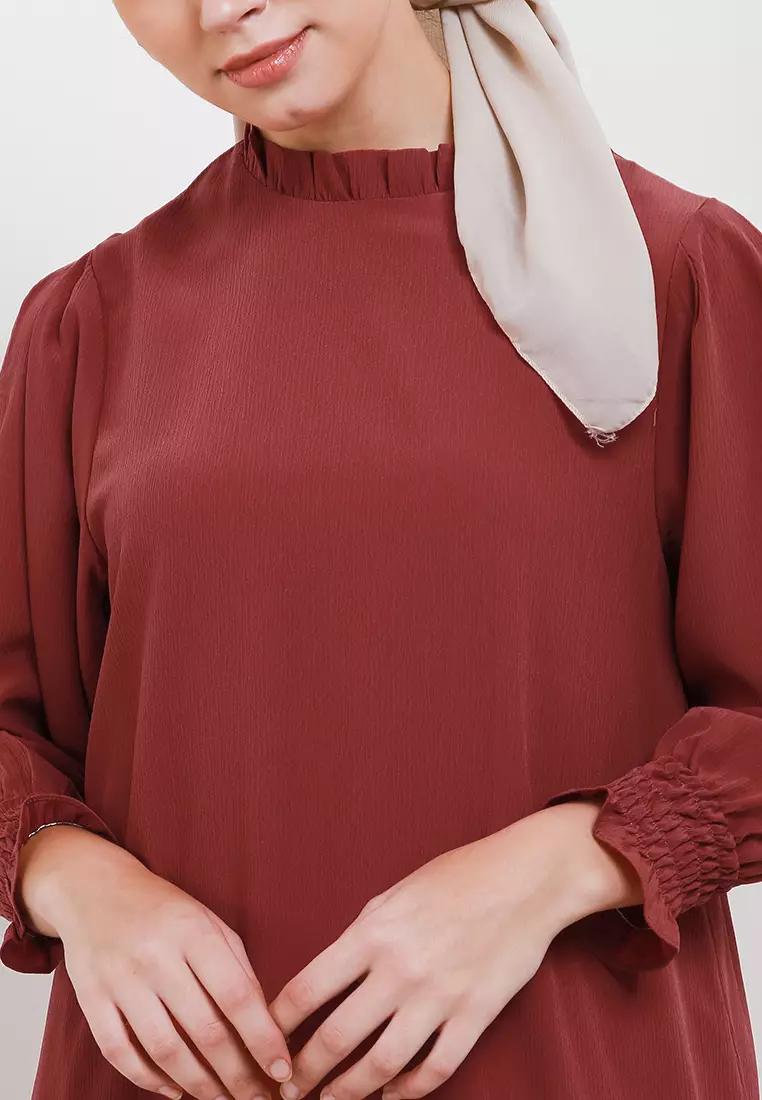 MFMW Natpoly Tunik Merah Bata