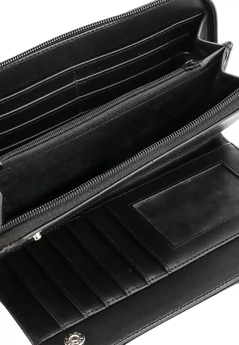 Angela Croco Wallet Bl