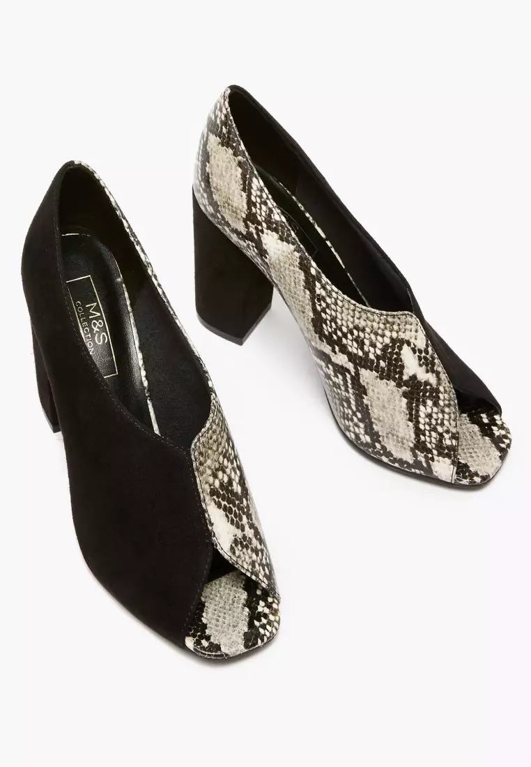 Marks and spencer snakeskin boots discount