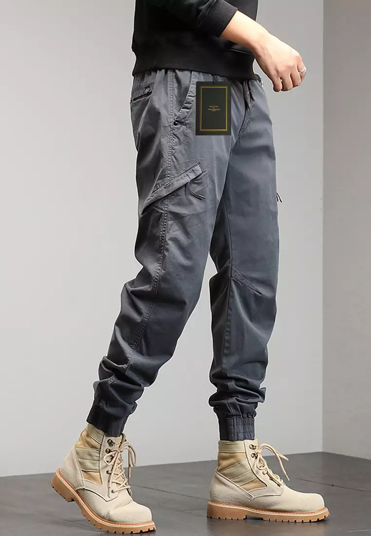 Multi Pockets Casual Cargo Pants GJL667