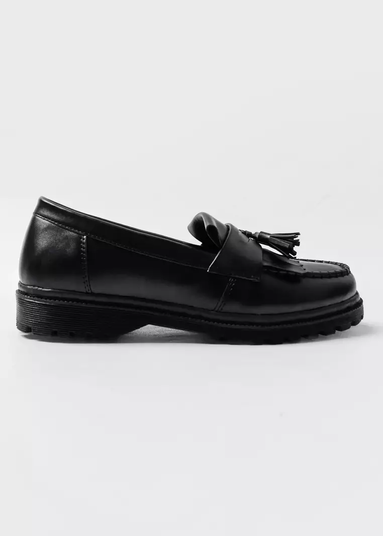 Pamole - Sepatu Loafer Wanita Bahan Kulit Sintetis Sepatu Wanita - Avara Series