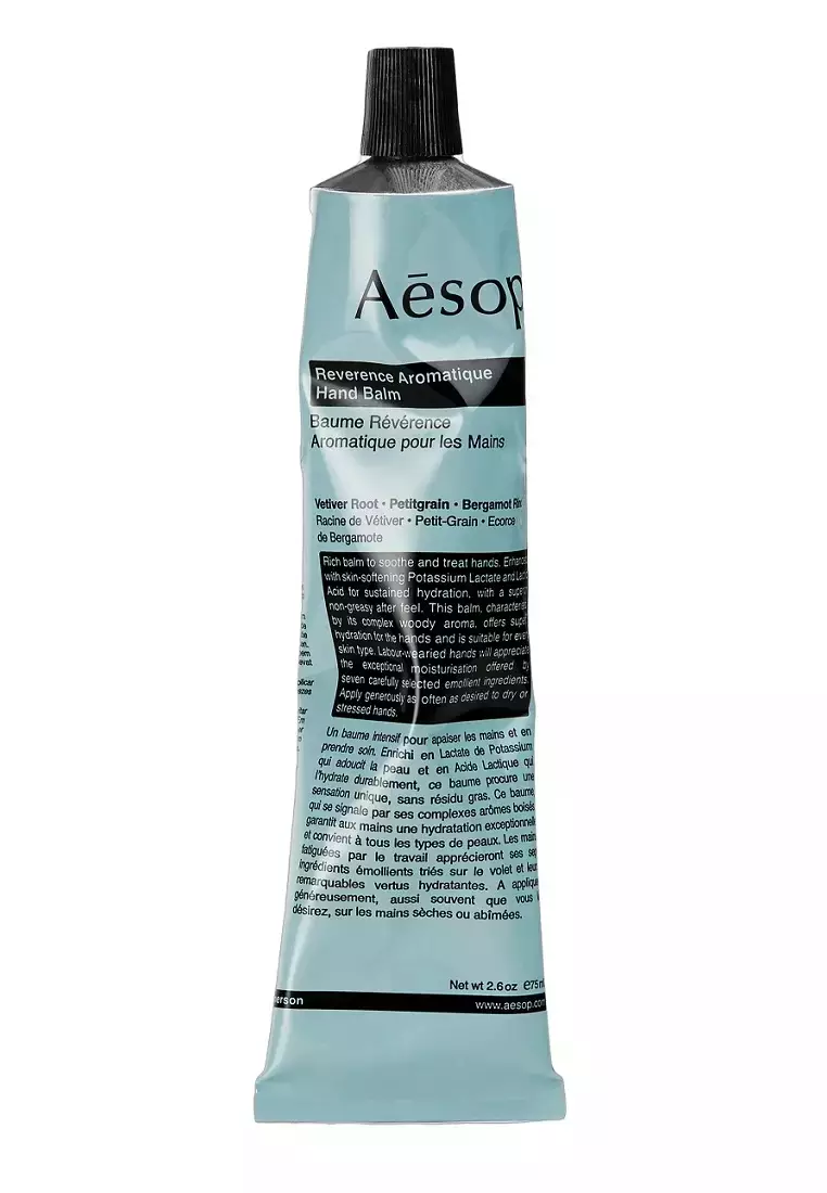 Buy Aesop Aesop Reverence Aromatique Hand Balm 75ml 2025 Online | ZALORA