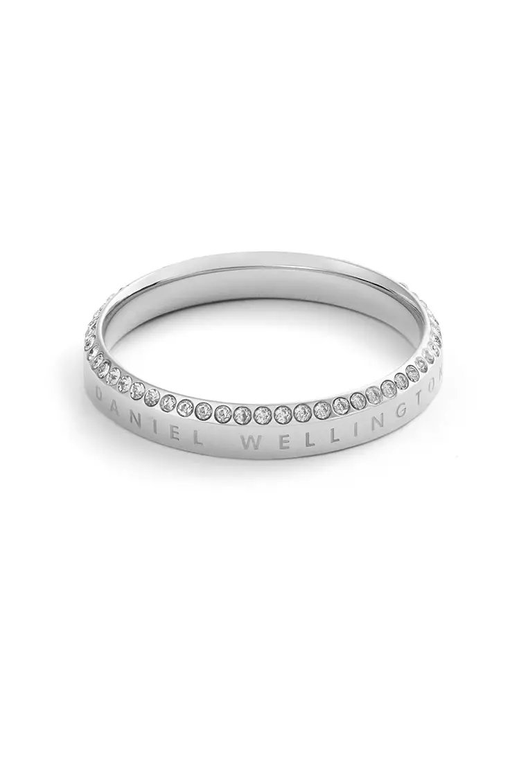 Classic Aura Ring Silver Unisex Ring for women and men stainless steel crystal Ring DW Official Authentic Original Cincin perempuan lelaki DW