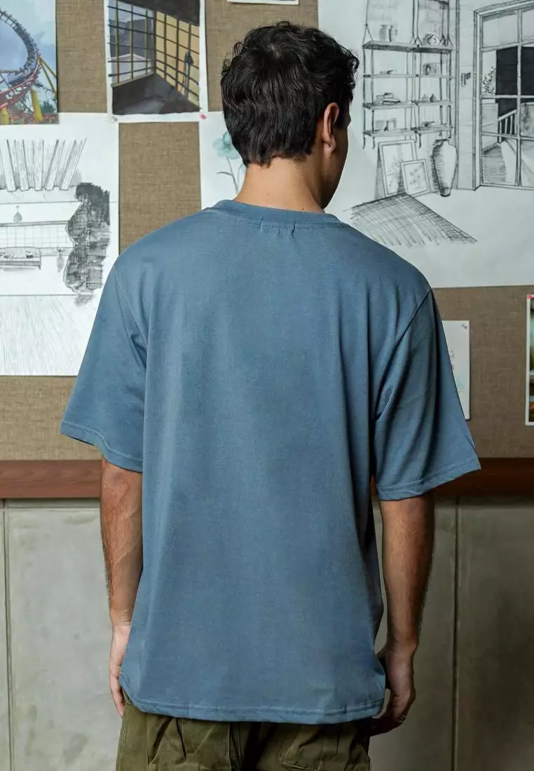 MATSUDA Kaos Oversize 20s Pocket T shirt Okazaki